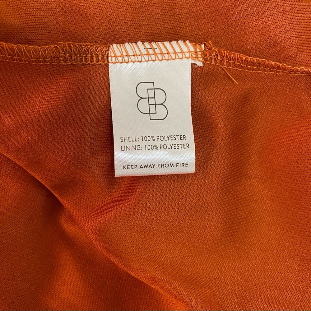 Baltic Born Leon‎ Off Shoulder Maxi Dress Rust Size Small Wedding Guest Tulle - Picture 11 of 13